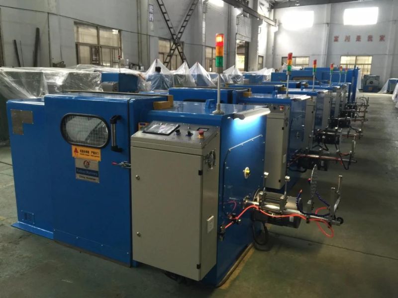 FC-500c High Speed Copper Tinned Copper Insulated Electrical Wire Bunching Stranding Twisting Twister Twist Buncher Extrusion Extruder Machine