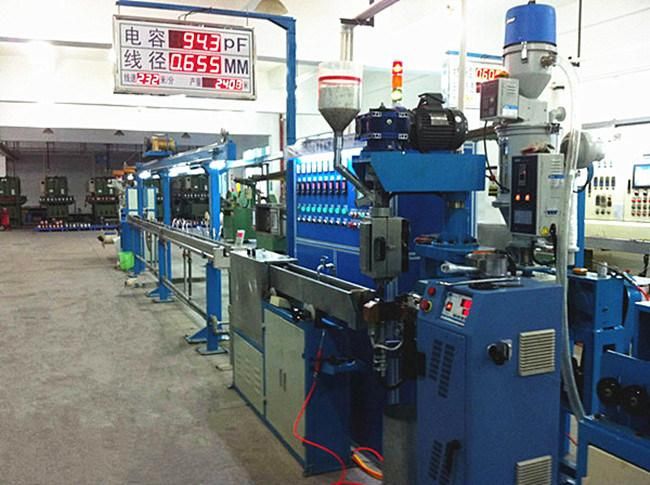 Automatic Chamical Foaming Cable Extrusion Machine