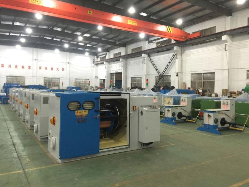 Bare Copper Wire 0.08-0.52mm High Speed Quality Winding Double Twist Twisting Bunching Machinery Machine