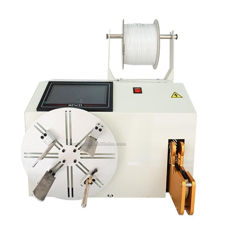 Semi Automatic Power Cable USB Cable Winding Tying Machines (WL-30A)