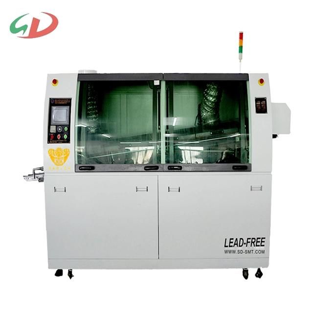 Low Price High Quality Wave Soldering Machine Desktop DIP with Computer PCB Wave Soldering Machine