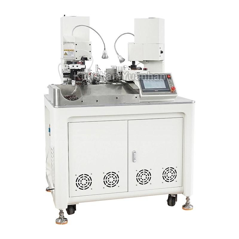 Full Automatic Electronic Cable Wire Cutting Stripping Crimping Terminal Crimping Machine/Double Ends Servo Motor Crimping Machine