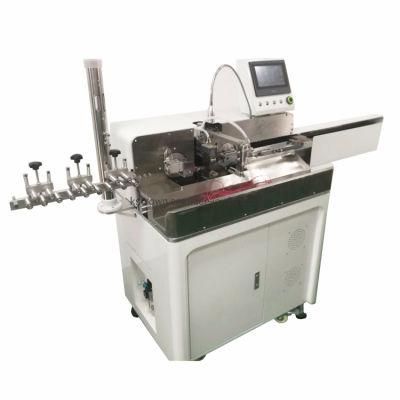 Sz01s Fully Automatic High Precision Double Head Wire Cutting Stripping Twisting Tinning Machine Ten Wires Cutting Stripping at Same Time