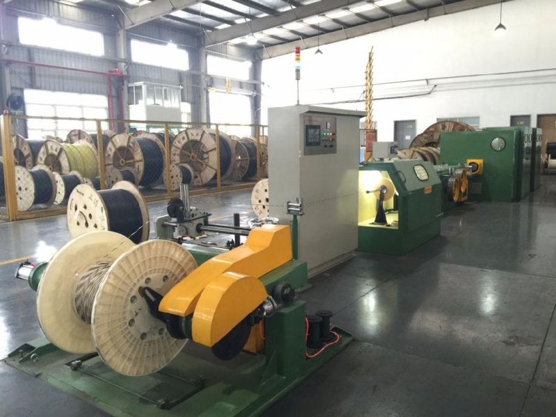 0.15-0.64mm Electrical Cable Copper Wire Cutting Winding Bunching Stranding Extrusion Machine