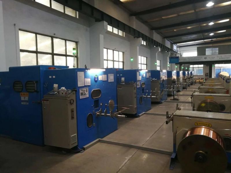 Electrical Copper Cable Wire Winding Cutting Plastic Extrusion Bunching Extruder Double Twister Buncher Machinery Machine