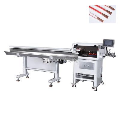 Fully automatic multi-core sheathed wire stripping machine plus 2m wire take-up frame device of model CS-8030SS