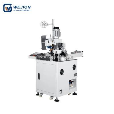 WJ4178 Automatic single end pin plug terminal crimping machine