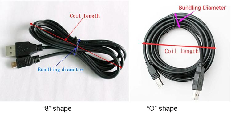 Semi Automatic Power Cable USB Cable Winding Tying Machines (WL-30A)