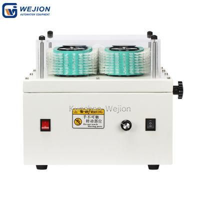 WJ4244 braid wire reeling machine of crawler schielded cable brushing