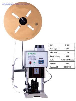 Super Mute Semi Automatic Straight Applicator Wire Terminal Crimping Machine -4.0t