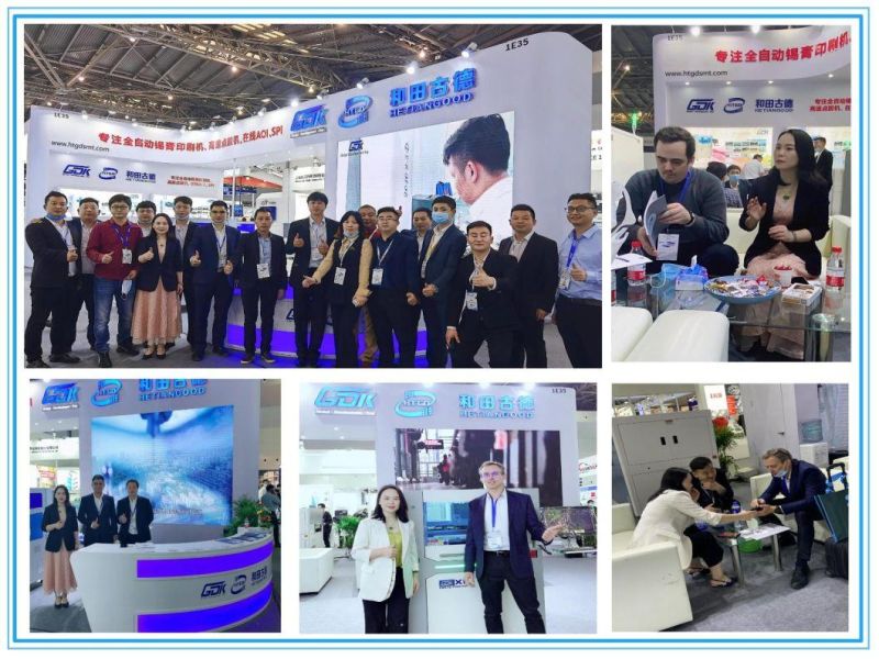 HTGD Direct Supply High Speed 8 Mounting Heads LED Automatic SMT Chip Pick and Place Machine for Production Line