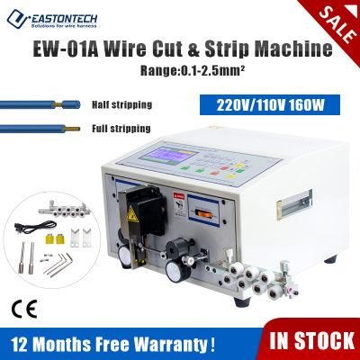 Eastontech Swt 508c Computer Automatic Wire Stripping Machine Ew-01A Cutting Cable Crimping and Peeling From 0.1 to 2.5mm2