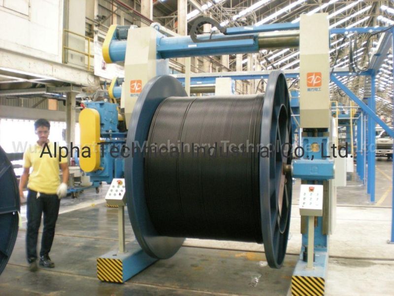 Pay - off and Take - up Size 2000mm Cable Rewinding Lines for 10 Sq. mm to 1000 Sq. mm Copper Cables