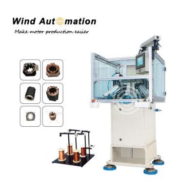 4 Slots Shaded Pole Motor Stator Coil Winding Machine