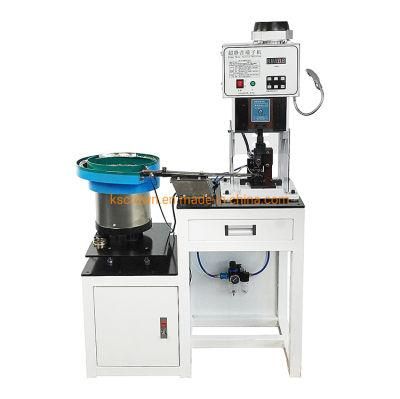 Wl-Zdp Non-Insulated Spade Terminal Crimping Machine with Vibration Disc Plate