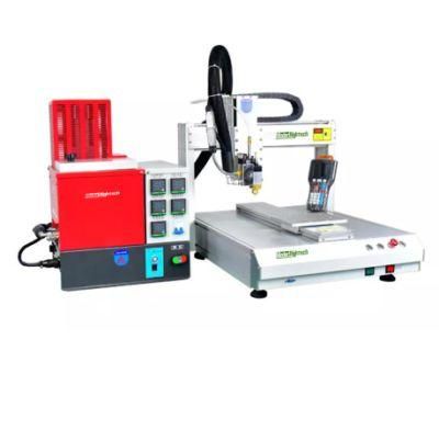 Automatic Hot Melt Adhesive Glue Filling Dispensing Machine on PCB