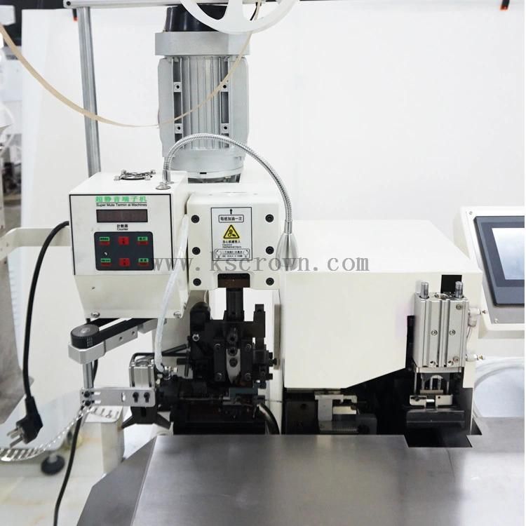 Full Automatic Sheathed Cable Terminal Crimping Machine with Stripping