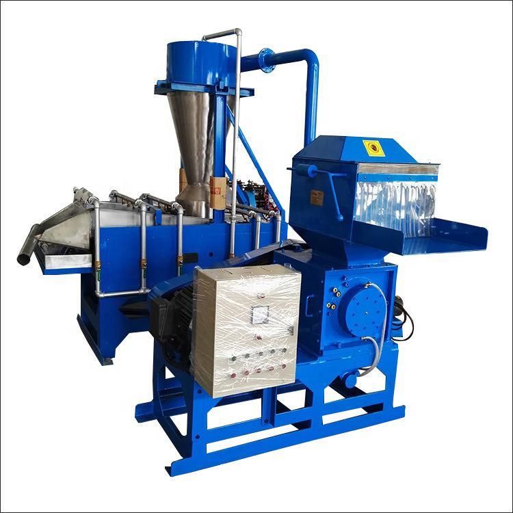 Densen Wet Type Wire Recycling Machine Used for Copper Cable; Water Using Cable Wire Crusher Separator
