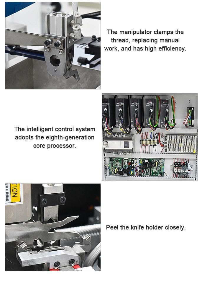 Multifunction Double Ends Auto Crimping Machine Cable Terminal Connectors Crimper