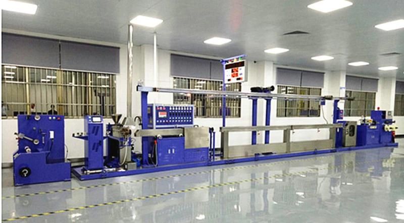 Electric Wire and Cable Extruder Machines / Teflon Wire and Cable Coating Machine Extrusion Equipment