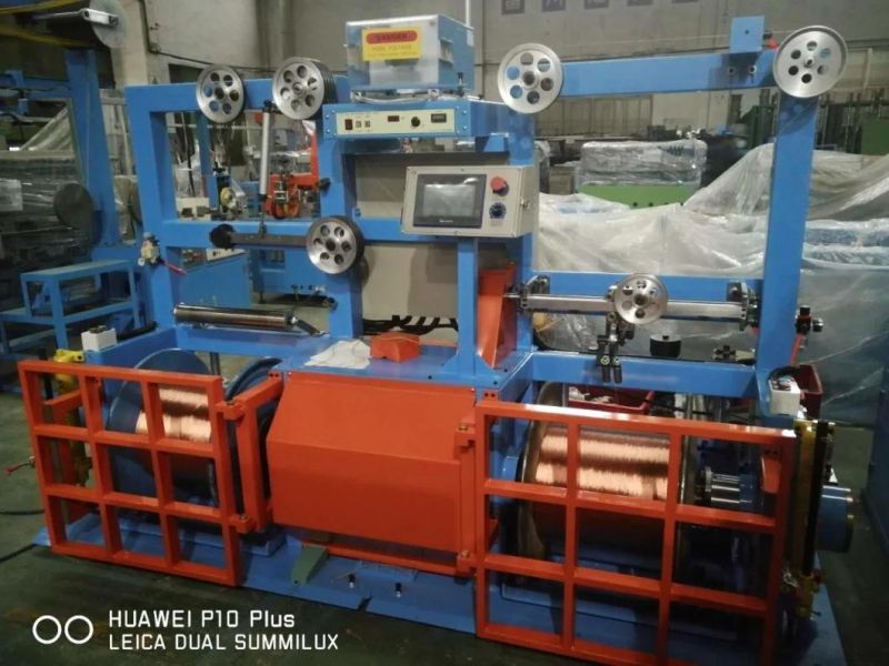 High Speed Bunching Winding Extrusion Stranding Cutting Copper Wire Twisting Machine