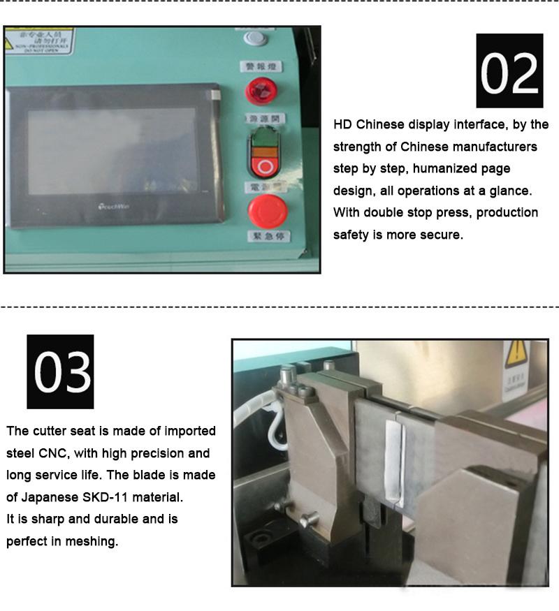 Multiple Single Conductor USB Rg Cable Cut Strip Machine