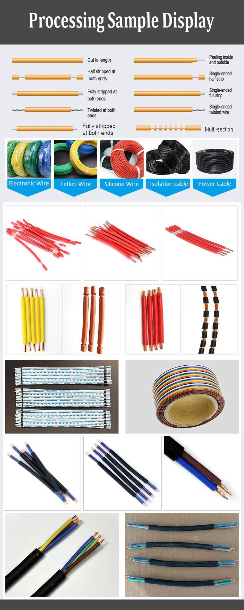 Safety Cover PVC Wire Stripping Machine Cabling Manufacturing Machine