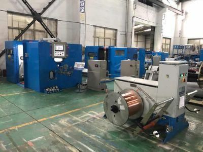 0.05-1.27mm Electrical Cable Copper Wire Buncher Bunching Winding Twisting Machine PLC Pitch Wire and Cable Making Machine