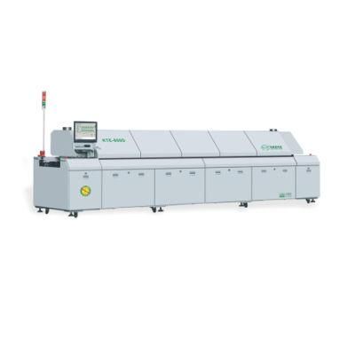 SMT Automatic PCB Soldering Machine Dual Rails 8 Zones Hot Air Reflow Oven Kte-800d