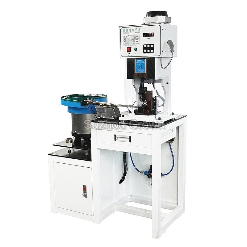 Semi-Automatic Vibration Plate Disk Ferrule Terminal Crimping Machine