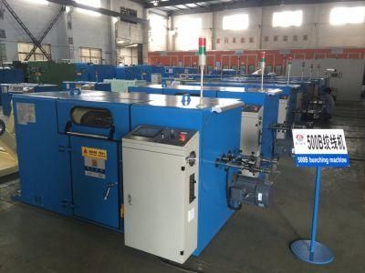 PLC Control Bare Copper Wire Twisting Bunching Buncher Strander Stranding Machine Magnetic Tension Pay off