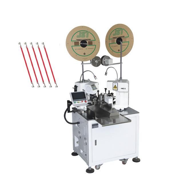 Fully Automatic Double Sides Cable Wire Cutting Stripping Crimping Machine with High Speed