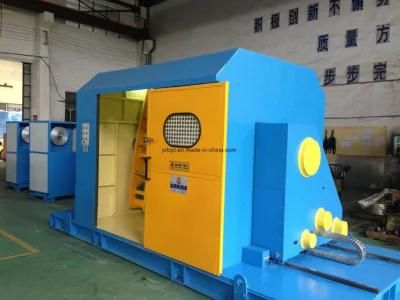 Sky Blue 3PCS Core Wire / Cable Braiding Bunching Buncher Stranding Machine with 700rpm Stable Rotation Extrusion Line Annealing Tinning Machine