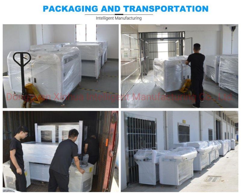 New ISO Approved Xinhua Packing Film Wooden Case Gluing Sealing Locking Tighening Machine