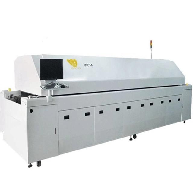 Hot Air Cheap SMT Reflow Oven 8 Zones, Used Reflow Oven for PCB Mounting Machine