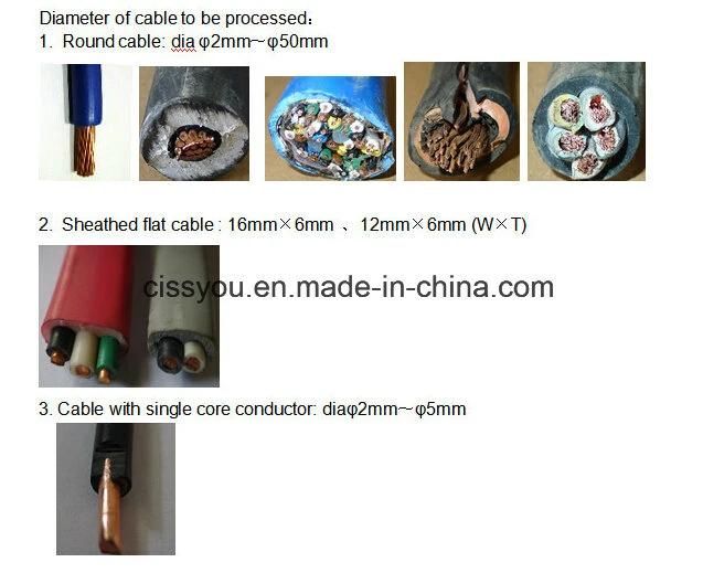 China Waste Electrical Cable Wire Stripper Stripping Machine (918WS)