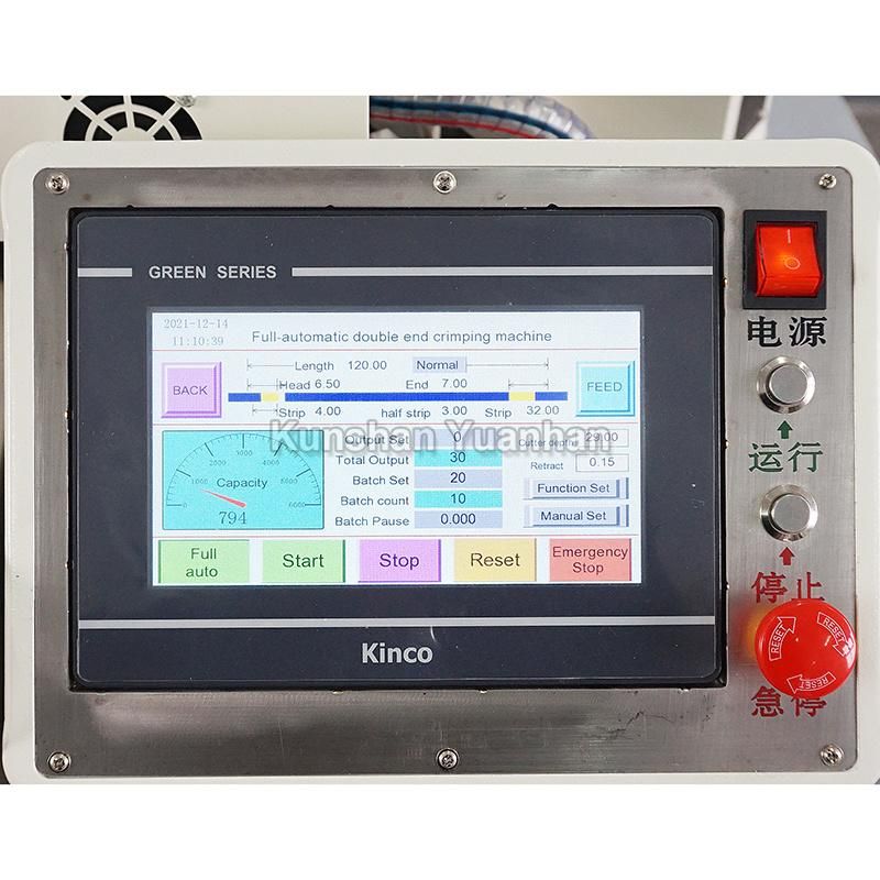 Wire /Cable Harness Machine, Full Automatic High Precise Double Ends Terminal Crimping Machine