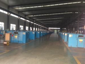 Fuchuan Sky Blue Double Twist Bunching Buncher Machine with Core Wire Stranding Outer Dia 1 to 6mm