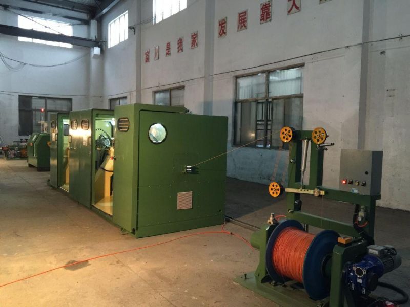 0.15-0.64mm Electrical Cable Copper Wire Cutting Winding Bunching Stranding Extrusion Machine