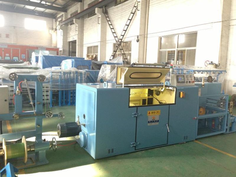 0.15-0.64mm Electrical Cable Copper Wire Cutting Winding Bunching Stranding Extrusion Machine