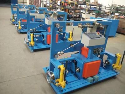 Core Wire Double Shaft Active Rewinding Winding Cable Copper Twisting Twist Twister Extrusion Machine