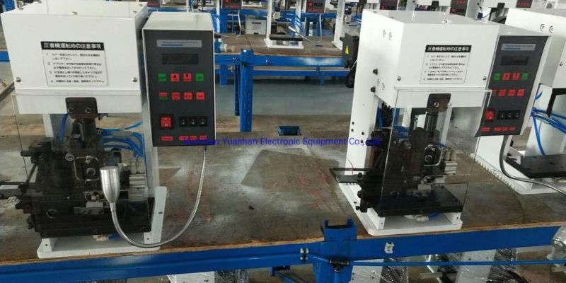 High Speed Cable Sheath Stripping and Terminal Crimping Machine