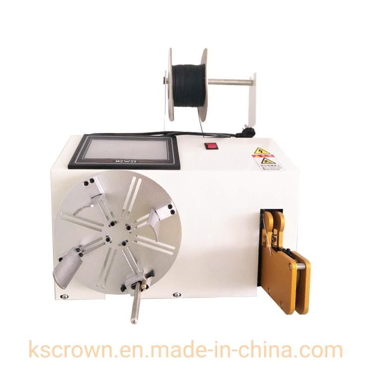 Semi-Automatic Wire Winding and Binding Machine Desktop Cable Coil Winding Machine