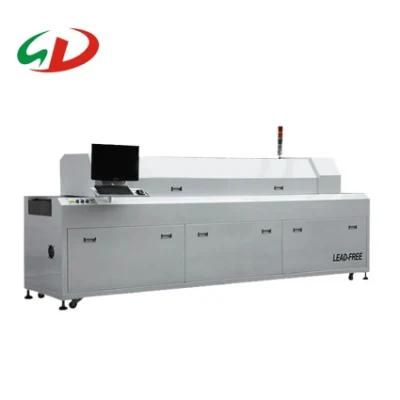 SMT Hot Air Reflow Oven 6 Zone Reflow Soldering Oven Machine