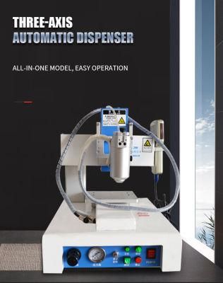 New Xinhua Wooden Case 200*200*120mm Dispensing Glue Dispenser Machine with CCC