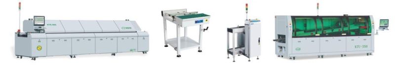 Automatic Lead Free Dual Wave Hot Air PCB Soldering Machine Ktu-450