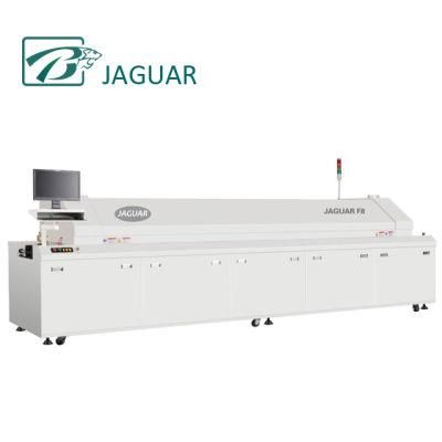 SMT Lead-Free Hot Air Reflow Oven with 10 Heating Zones