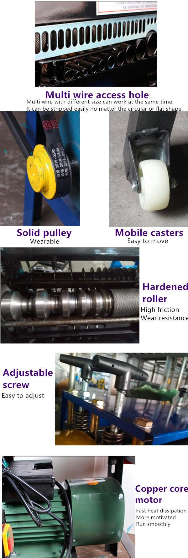 Automatic Copper Electric Wire Stripping Machine, Scrap Wire and Cable Stripper Crimping Cutting^