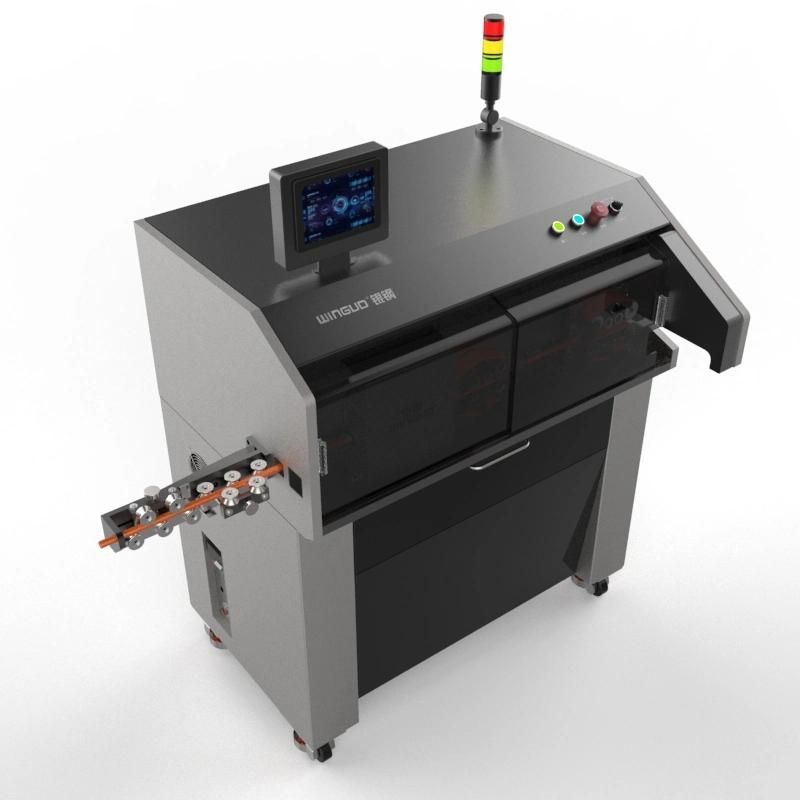 Full Automatic Large Square Cable Wire Stripper/Wire Cutting and Stripping Machine/Wire Making Machine Wg-9650r