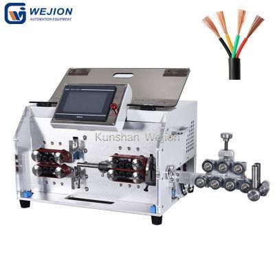 Computer-control multi-core sheathed wire stripping and cutting machine of model CS-8030H